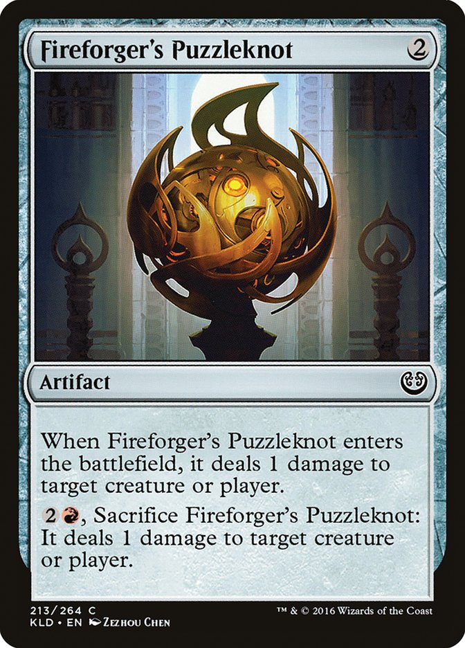 Fireforger's Puzzleknot [Kaladesh] | Jomio and Rueliete's Cards and Comics