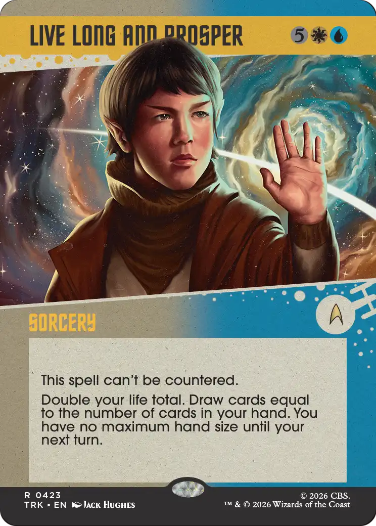 Live Long and Prosper (Showcase) [Star Trek] | Jomio and Rueliete's Cards and Comics