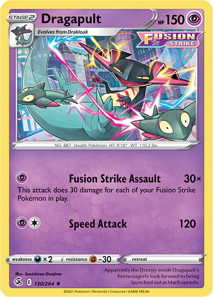 Dragapult (130/264) [Sword & Shield: Fusion Strike] | Jomio and Rueliete's Cards and Comics