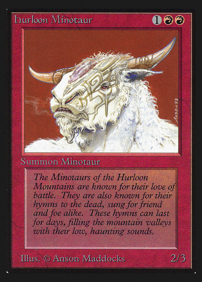 Hurloon Minotaur [Collectors' Edition] | Jomio and Rueliete's Cards and Comics