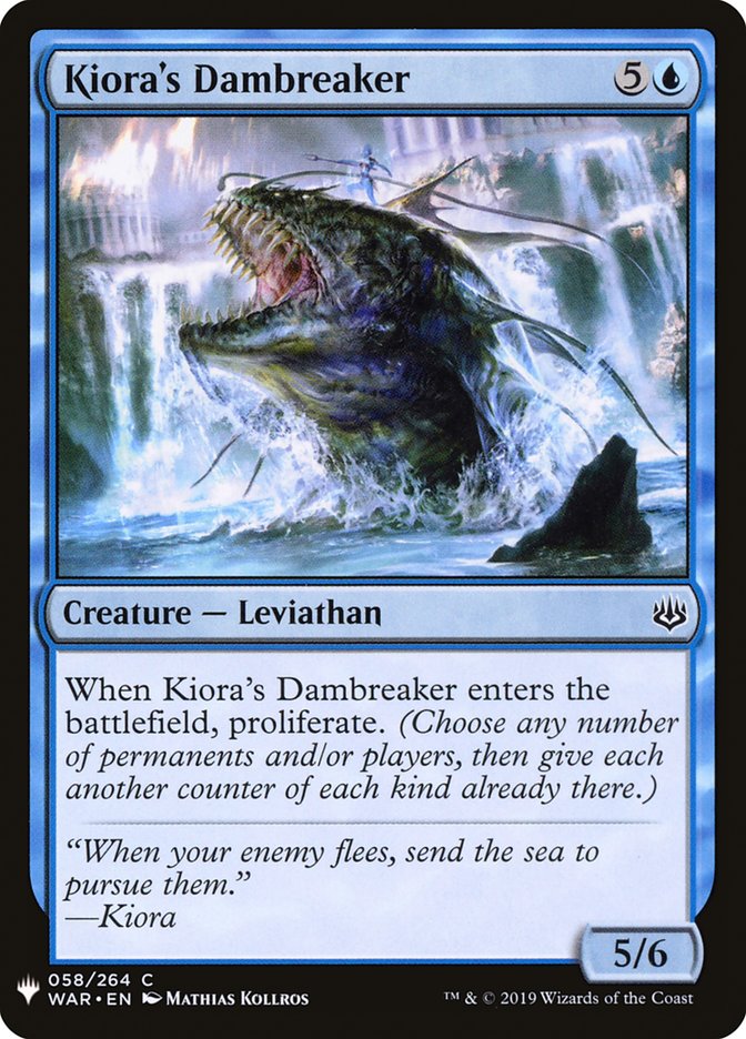 Kiora's Dambreaker [Mystery Booster] | Jomio and Rueliete's Cards and Comics