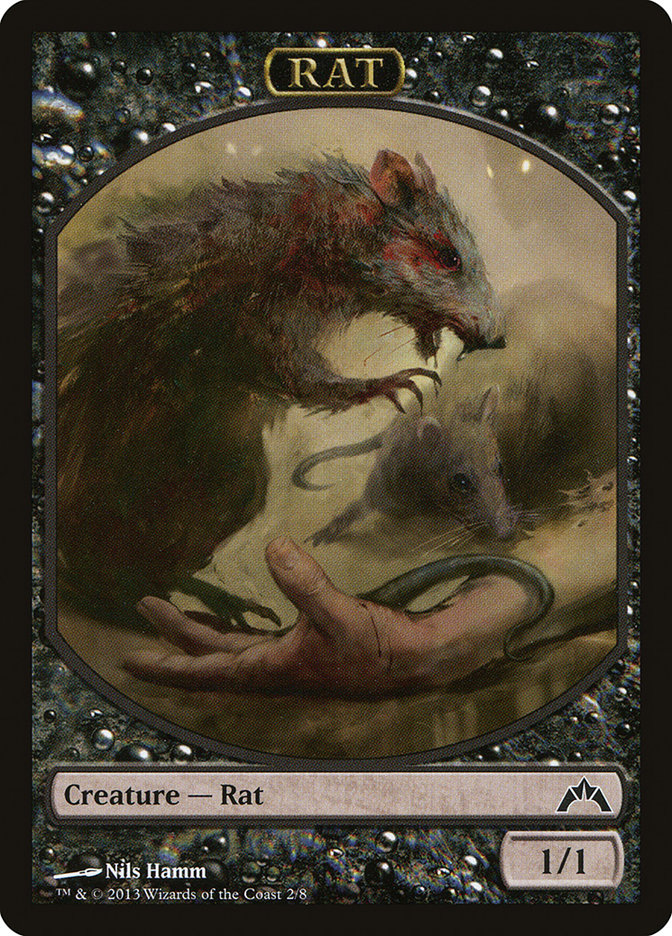 Rat Token [Gatecrash Tokens] | Jomio and Rueliete's Cards and Comics