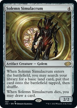 Solemn Simulacrum [Jumpstart 2022] | Jomio and Rueliete's Cards and Comics