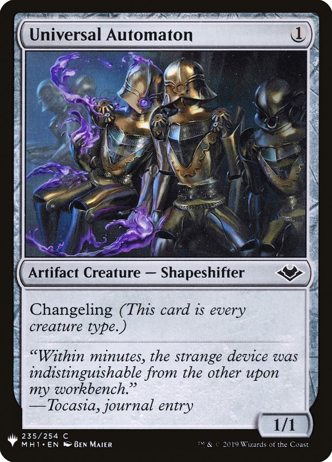 Universal Automaton [Mystery Booster] | Jomio and Rueliete's Cards and Comics