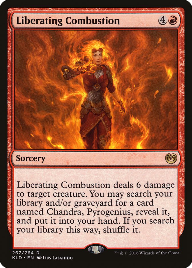 Liberating Combustion [Kaladesh] | Jomio and Rueliete's Cards and Comics