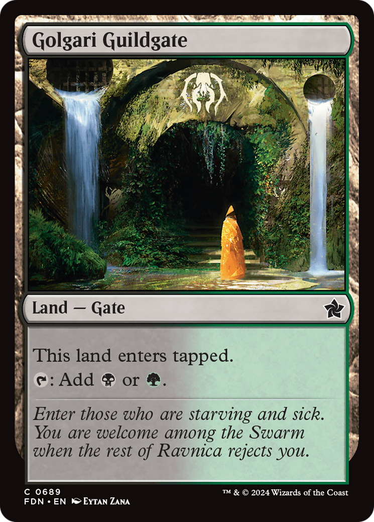 Golgari Guildgate [Foundations] | Jomio and Rueliete's Cards and Comics