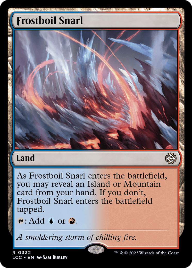 Frostboil Snarl [The Lost Caverns of Ixalan Commander] | Jomio and Rueliete's Cards and Comics