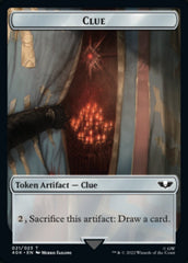 Astartes Warrior // Clue Double-Sided Token (Surge Foil) [Warhammer 40,000 Tokens] | Jomio and Rueliete's Cards and Comics