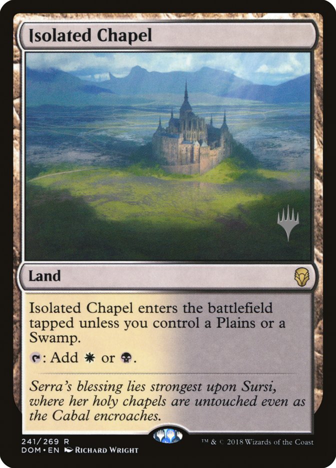 Isolated Chapel (Promo Pack) [Dominaria Promos] | Jomio and Rueliete's Cards and Comics