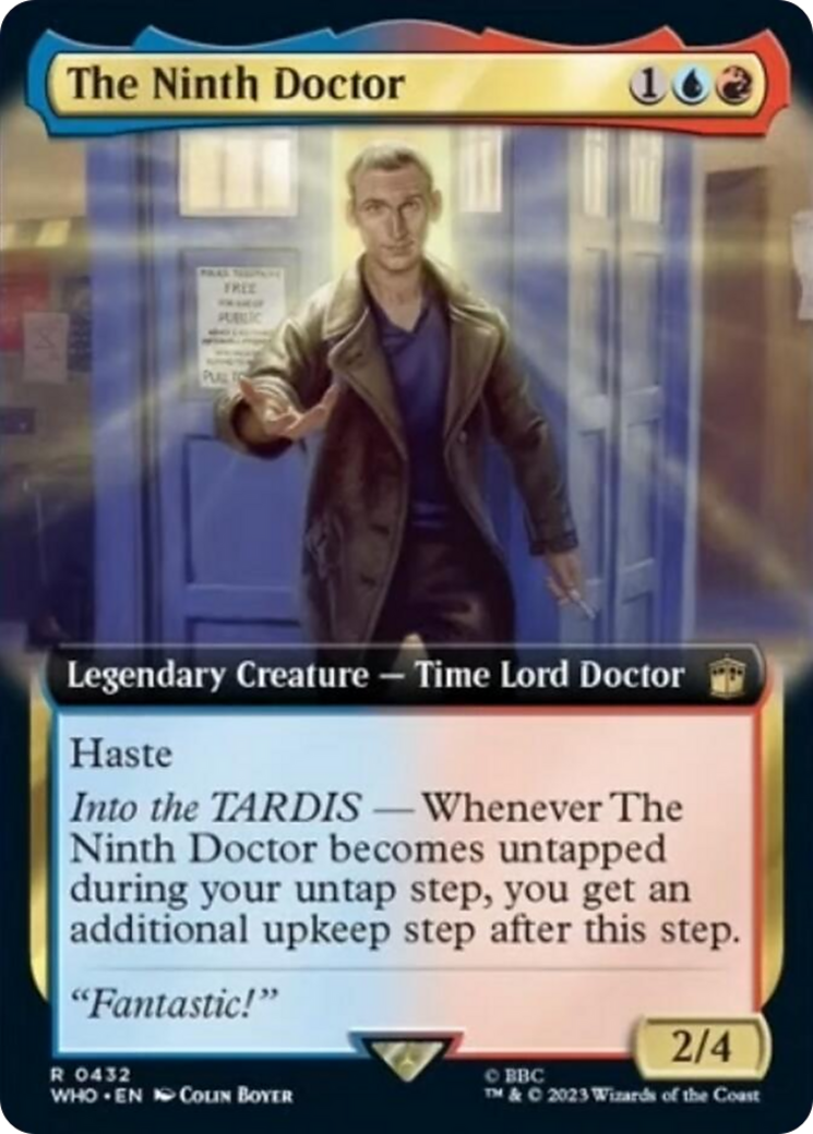 The Ninth Doctor (Extended Art) [Doctor Who] | Jomio and Rueliete's Cards and Comics
