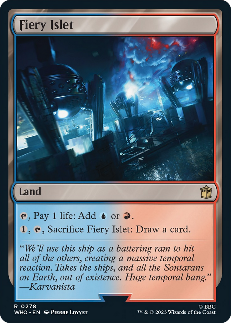 Fiery Islet [Doctor Who] | Jomio and Rueliete's Cards and Comics