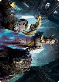 Kolvori, God of Kinship Art Card (Gold-Stamped Signature) [Kaldheim Art Series] | Jomio and Rueliete's Cards and Comics
