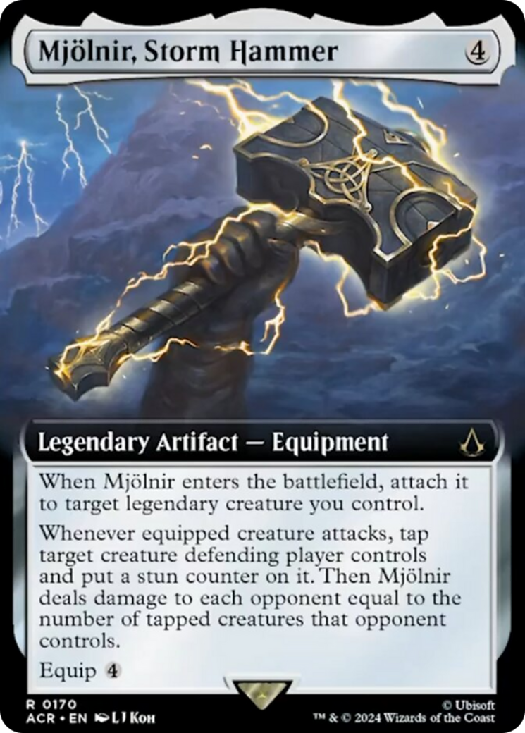 Mjolnir, Storm Hammer (Extended Art) [Assassin's Creed] | Jomio and Rueliete's Cards and Comics