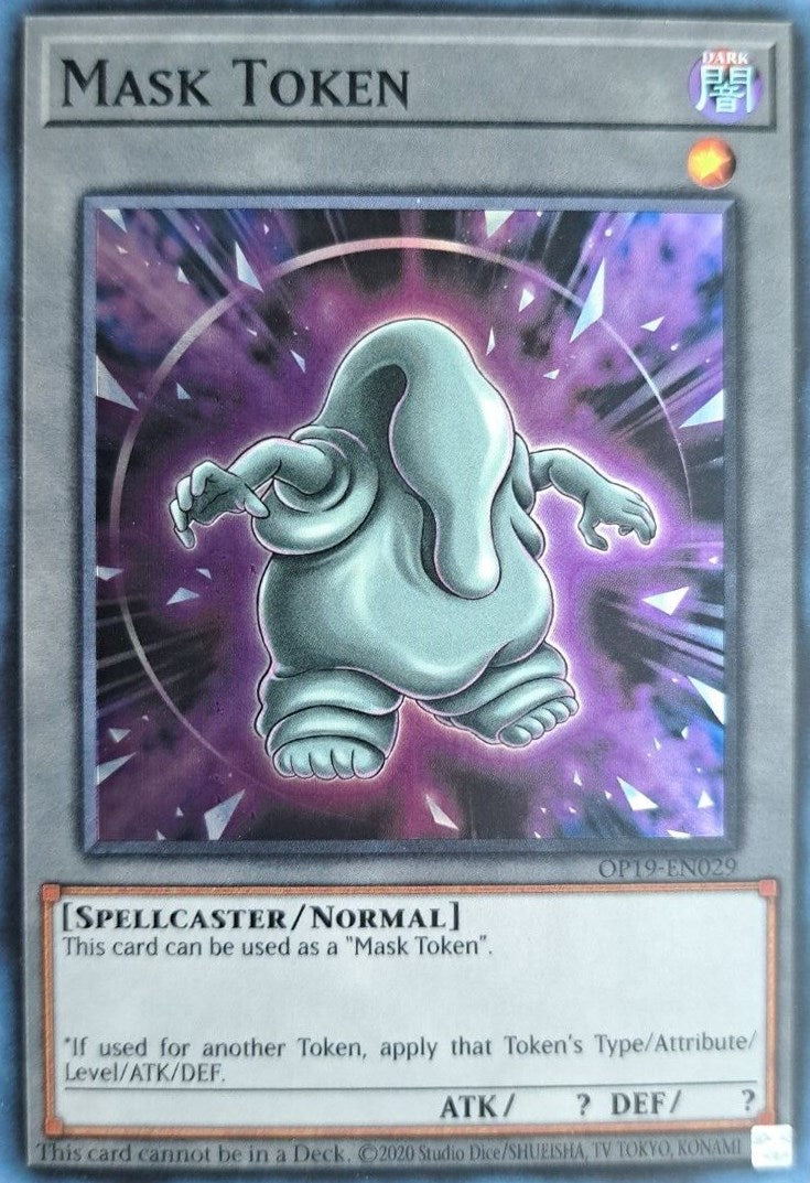 Mask Token [OP19-EN029] Super Rare | Jomio and Rueliete's Cards and Comics