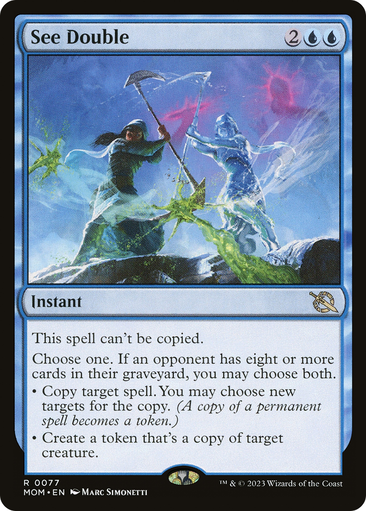 See Double [March of the Machine] | Jomio and Rueliete's Cards and Comics