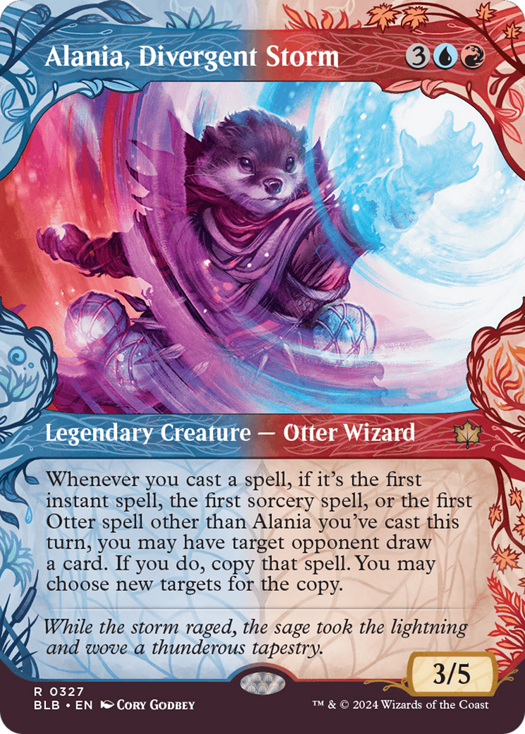 Alania, Divergent Storm (Showcase) [Bloomburrow] | Jomio and Rueliete's Cards and Comics