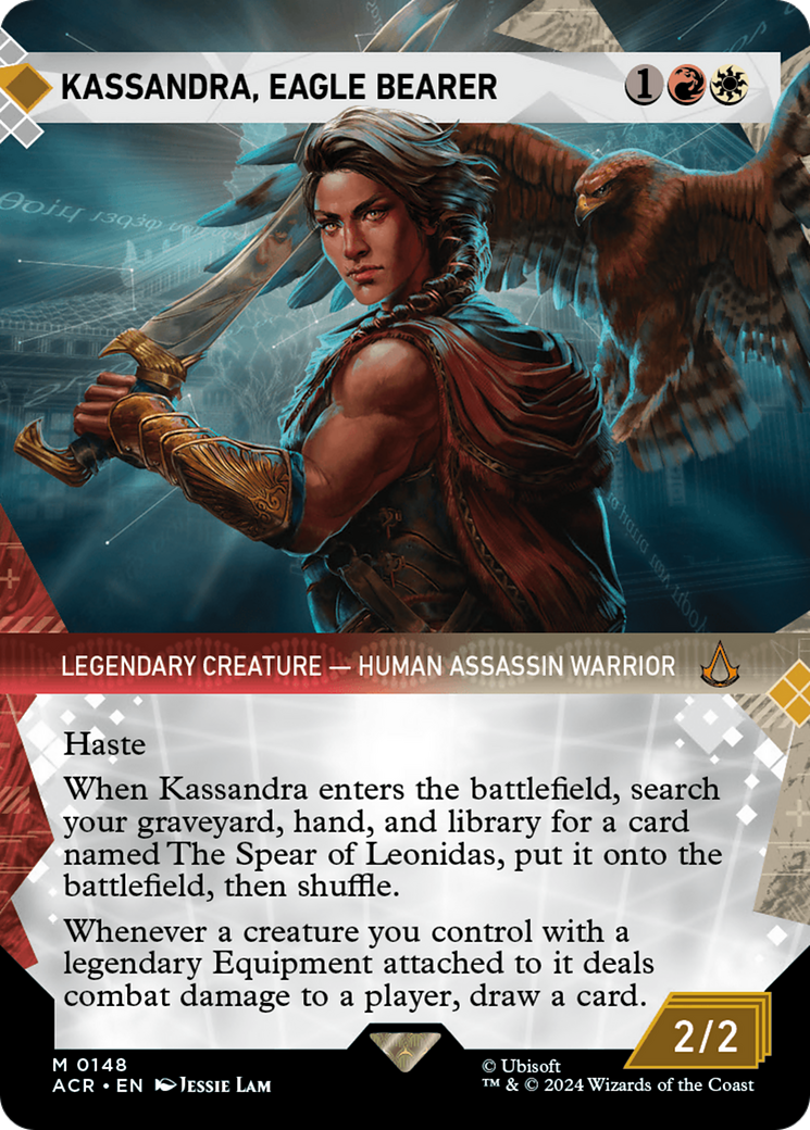 Kassandra, Eagle Bearer (Showcase) [Assassin's Creed] | Jomio and Rueliete's Cards and Comics