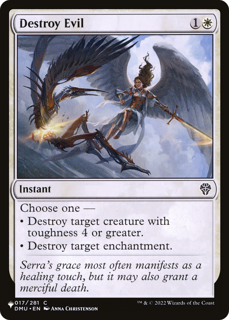 Destroy Evil [The List] | Jomio and Rueliete's Cards and Comics
