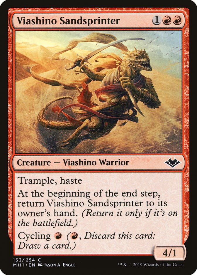 Viashino Sandsprinter [Modern Horizons] | Jomio and Rueliete's Cards and Comics