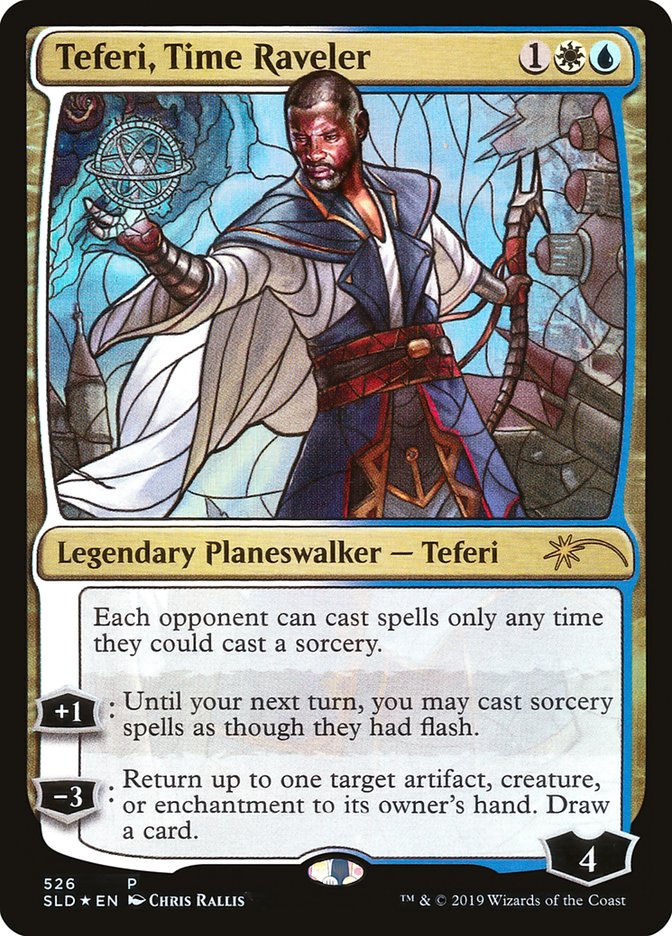 Teferi, Time Raveler (Stained Glass) [Secret Lair Drop Promos] | Jomio and Rueliete's Cards and Comics