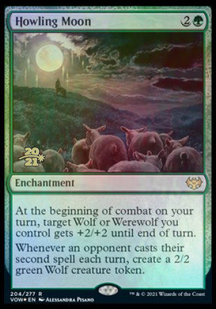 Howling Moon [Innistrad: Crimson Vow Prerelease Promos] | Jomio and Rueliete's Cards and Comics
