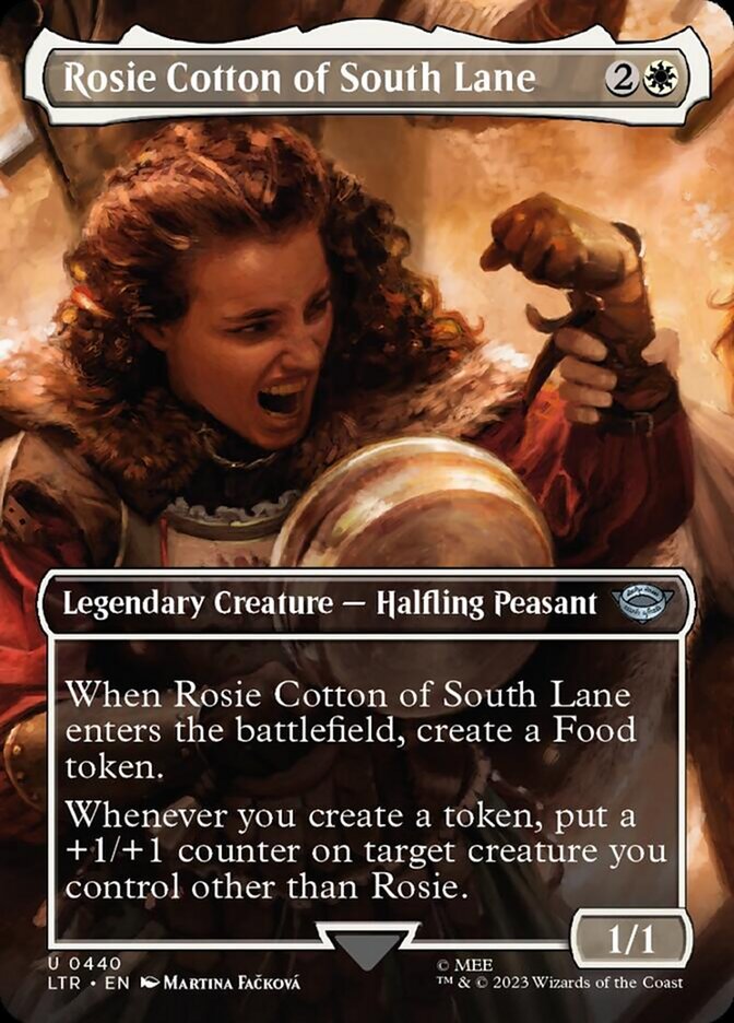 Rosie Cotton of South Lane (Borderless Alternate Art) [The Lord of the Rings: Tales of Middle-Earth] | Jomio and Rueliete's Cards and Comics