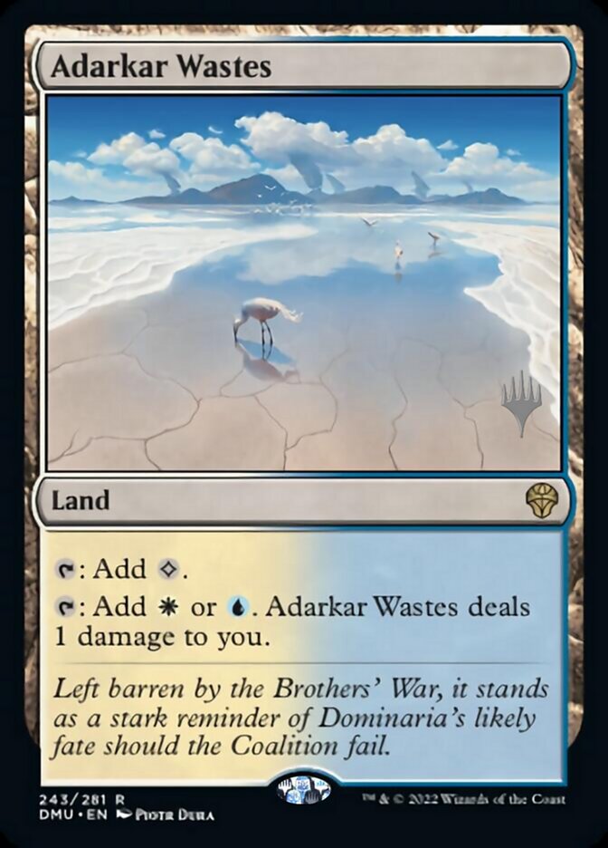 Adarkar Wastes (Promo Pack) [Dominaria United Promos] | Jomio and Rueliete's Cards and Comics