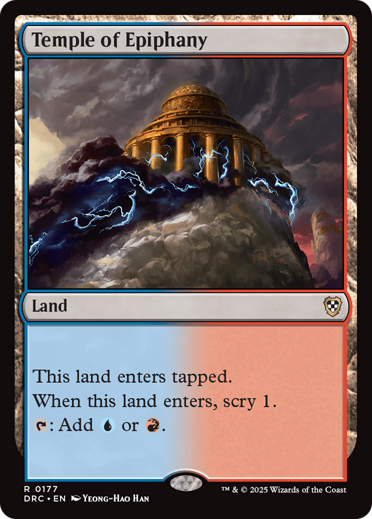 Temple of Epiphany [Aetherdrift Commander] | Jomio and Rueliete's Cards and Comics