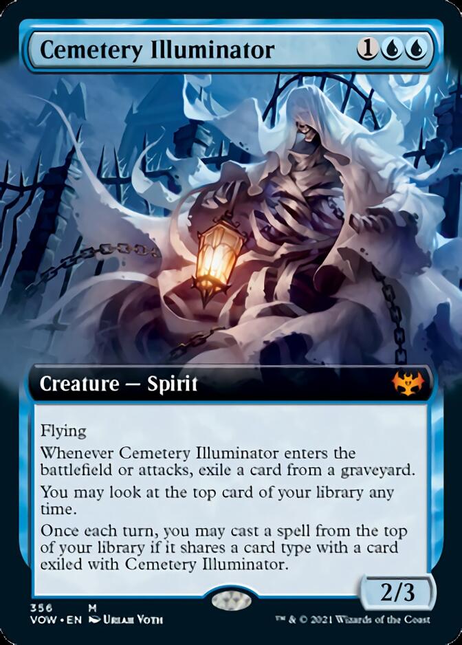 Cemetery Illuminator (Extended Art) [Innistrad: Crimson Vow] | Jomio and Rueliete's Cards and Comics