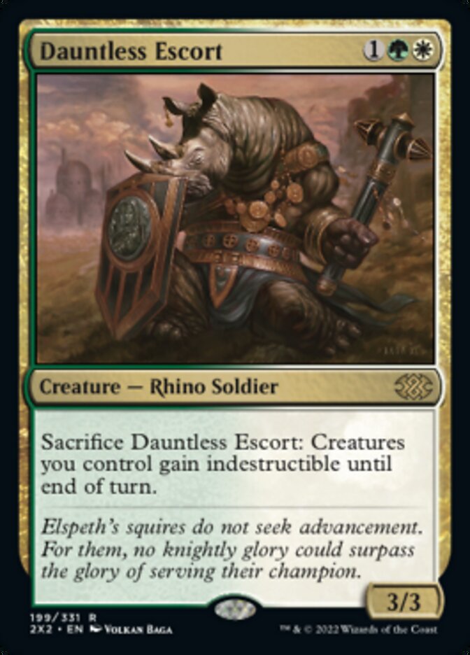Dauntless Escort [Double Masters 2022] | Jomio and Rueliete's Cards and Comics