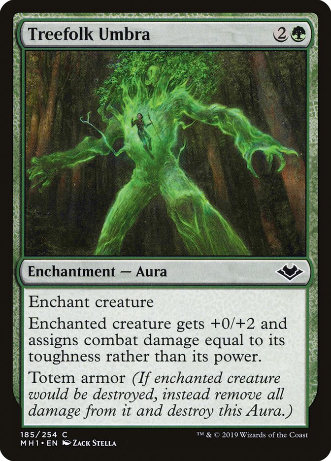 Treefolk Umbra [Modern Horizons] | Jomio and Rueliete's Cards and Comics