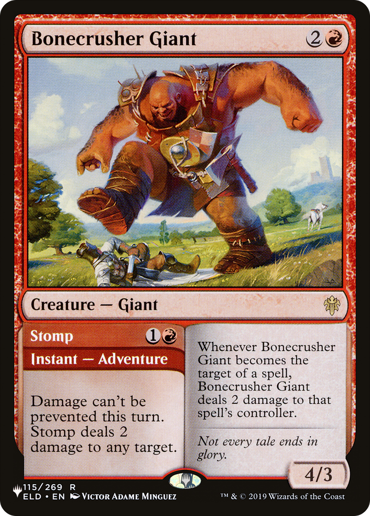 Bonecrusher Giant [The List] | Jomio and Rueliete's Cards and Comics