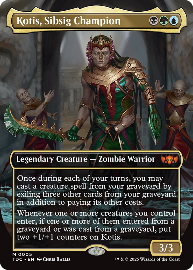 Kotis, Sibsig Champion (Borderless) [Tarkir: Dragonstorm Commander] | Jomio and Rueliete's Cards and Comics