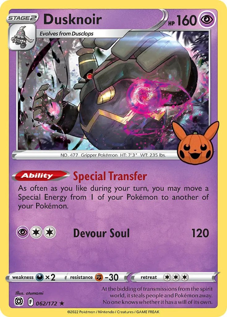 Dusknoir (062/172) [Trick or Trade] | Jomio and Rueliete's Cards and Comics