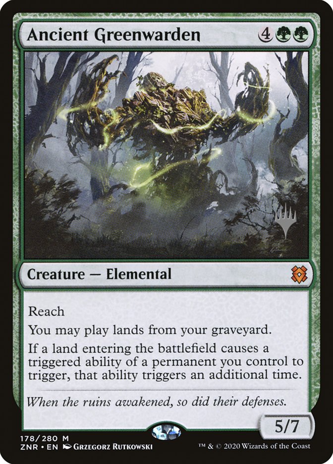 Ancient Greenwarden (Promo Pack) [Zendikar Rising Promos] | Jomio and Rueliete's Cards and Comics