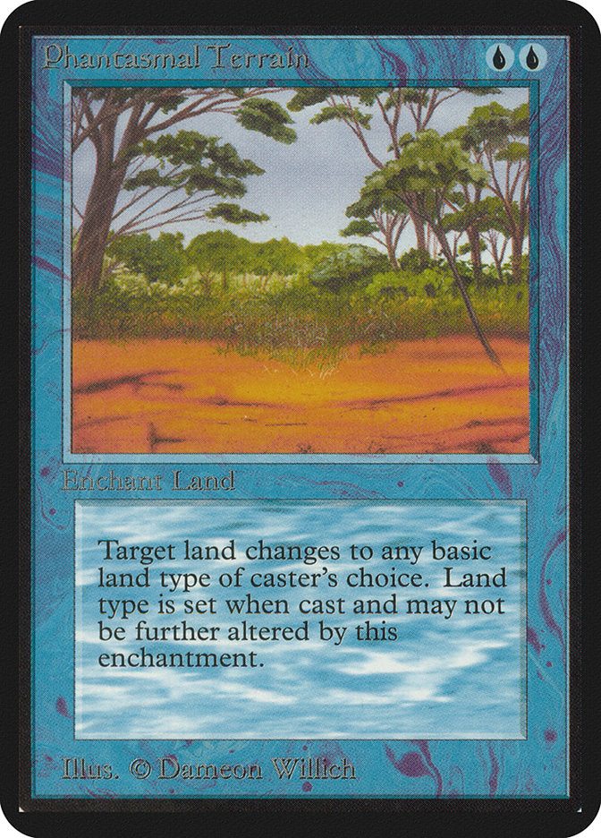 Phantasmal Terrain [Alpha Edition] | Jomio and Rueliete's Cards and Comics
