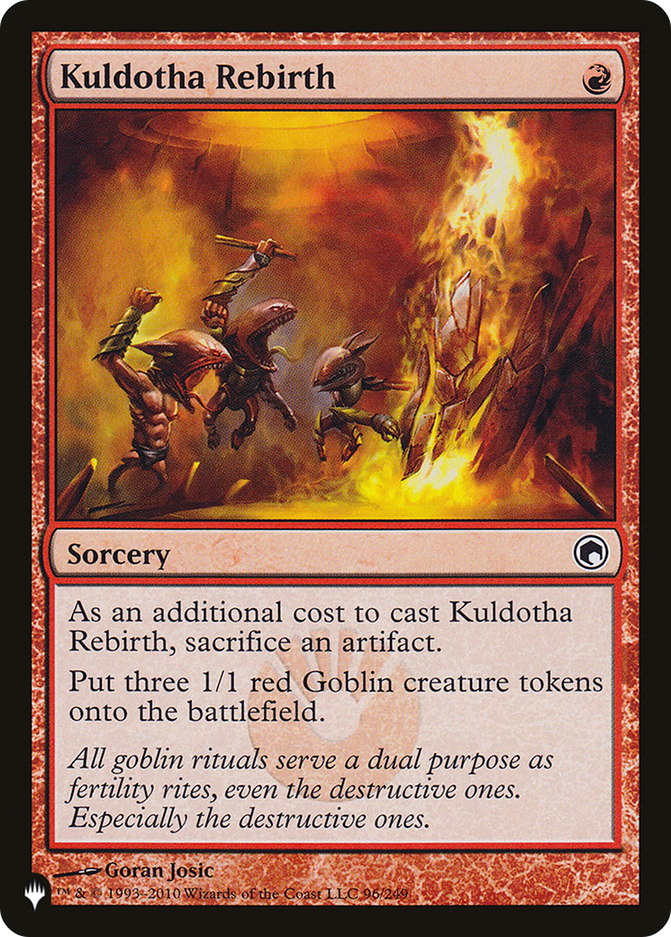 Kuldotha Rebirth [The List] | Jomio and Rueliete's Cards and Comics