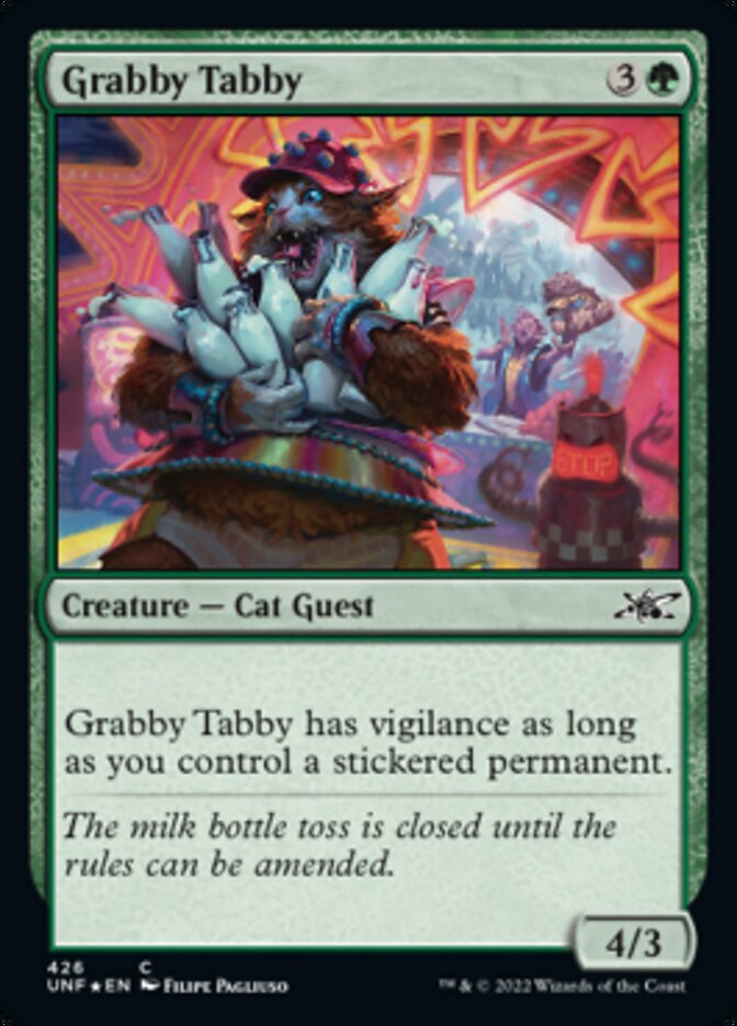 Grabby Tabby (Galaxy Foil) [Unfinity] | Jomio and Rueliete's Cards and Comics