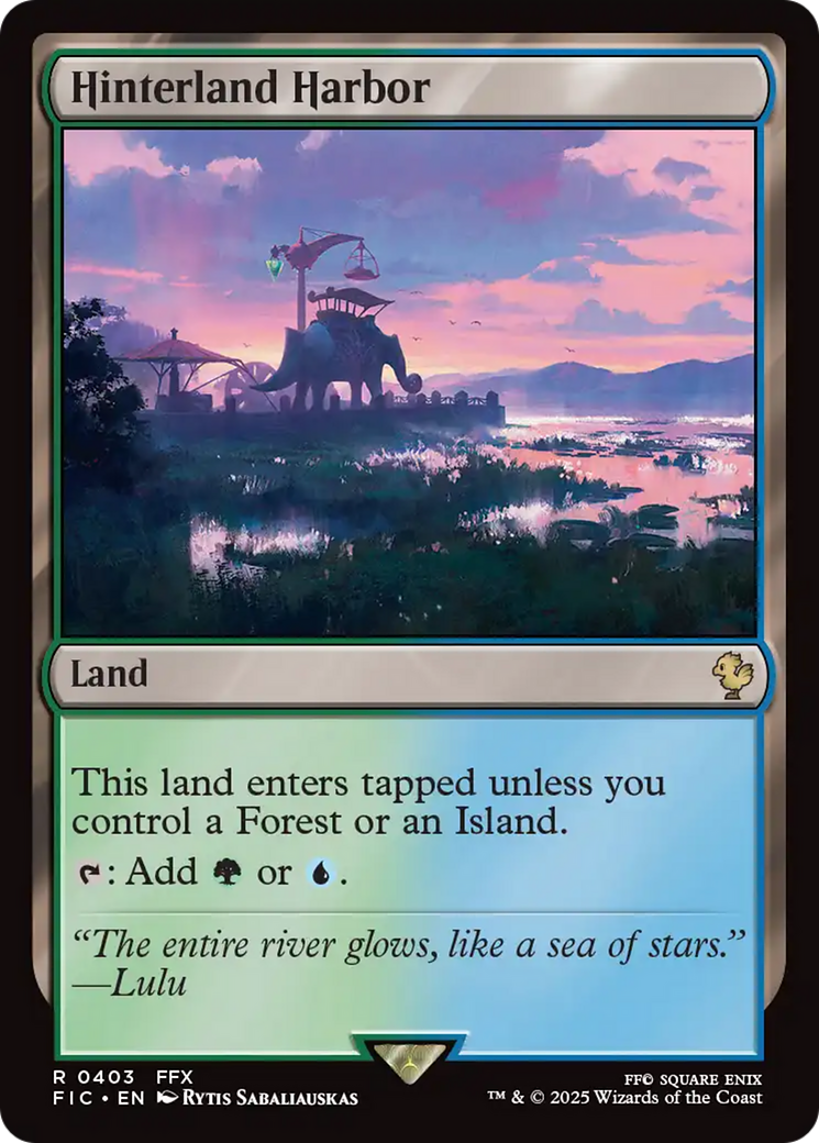 Hinterland Harbor [FINAL FANTASY Commander] | Jomio and Rueliete's Cards and Comics
