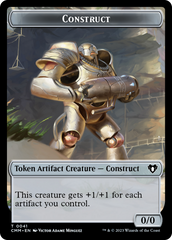 Thopter // Construct (41) Double-Sided Token [Commander Masters Tokens] | Jomio and Rueliete's Cards and Comics