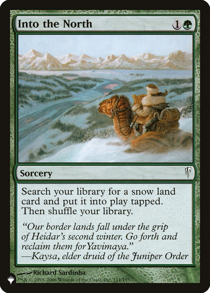 Into the North [The List] | Jomio and Rueliete's Cards and Comics