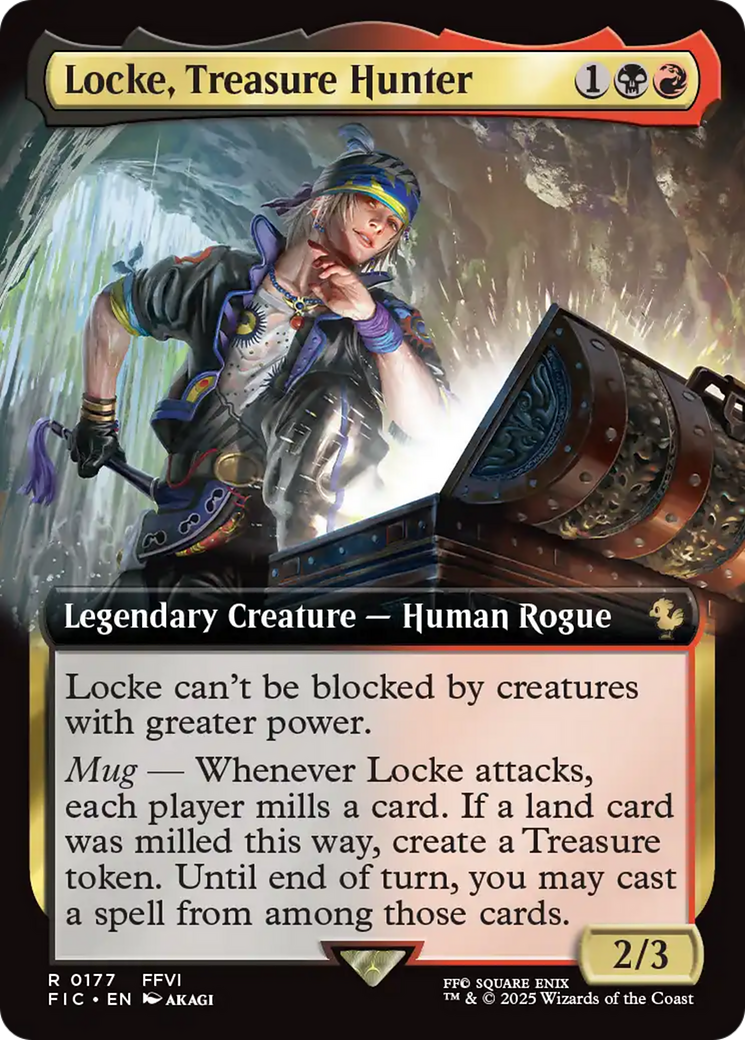 Locke, Treasure Hunter (Extended Art) [FINAL FANTASY Commander] | Jomio and Rueliete's Cards and Comics