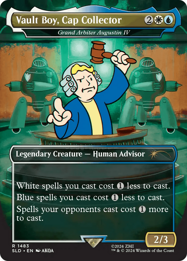 Vault Boy, Cap Collector - Grand Arbiter Augustin IV [Secret Lair Drop Series] | Jomio and Rueliete's Cards and Comics