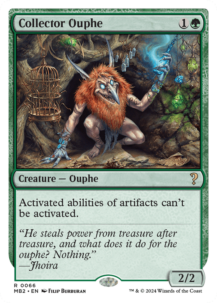 Collector Ouphe (White Border) [Mystery Booster 2] | Jomio and Rueliete's Cards and Comics