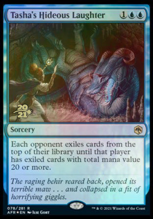 Tasha's Hideous Laughter [Dungeons & Dragons: Adventures in the Forgotten Realms Prerelease Promos] | Jomio and Rueliete's Cards and Comics