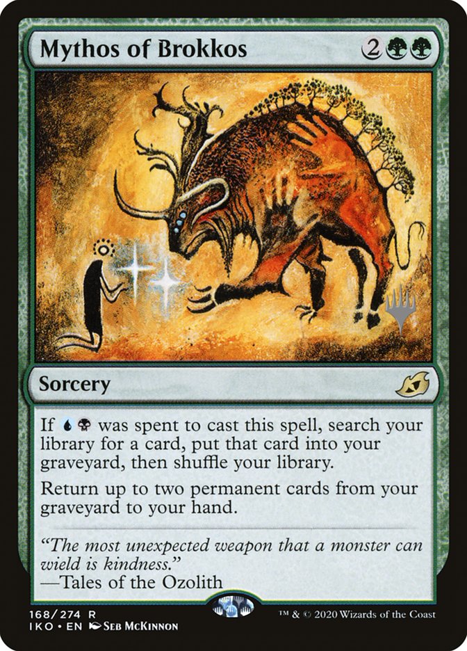Mythos of Brokkos (Promo Pack) [Ikoria: Lair of Behemoths Promos] | Jomio and Rueliete's Cards and Comics
