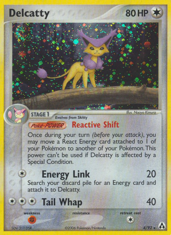 Delcatty (4/92) [EX: Legend Maker] | Jomio and Rueliete's Cards and Comics