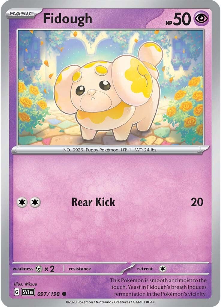 Fidough (097/198) [Scarlet & Violet: Base Set] | Jomio and Rueliete's Cards and Comics