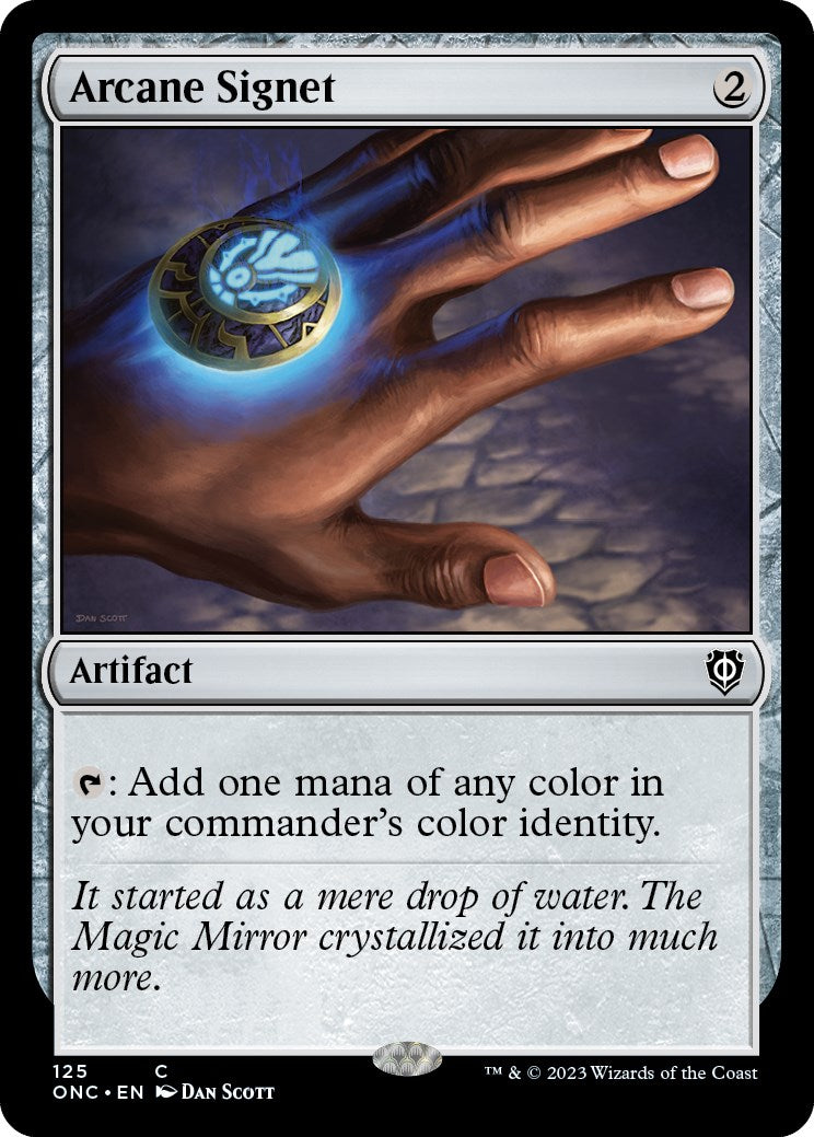 Arcane Signet [Phyrexia: All Will Be One Commander] | Jomio and Rueliete's Cards and Comics