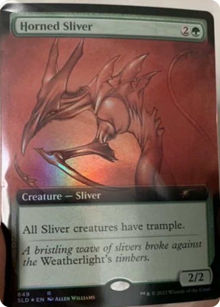 Horned Sliver (Extended Art) [Secret Lair Drop Promos] | Jomio and Rueliete's Cards and Comics